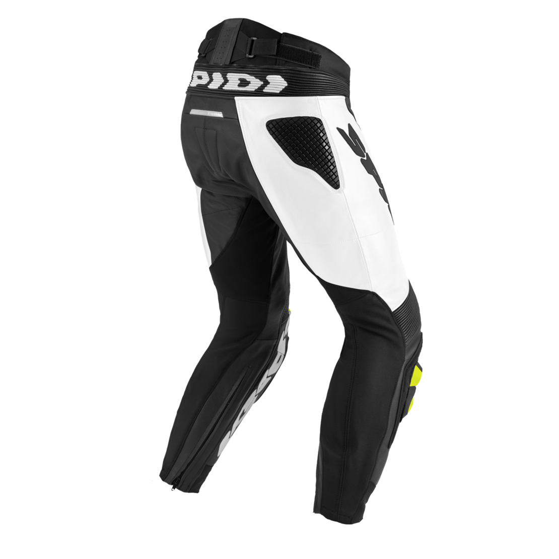 Кожен панталон SPIDI RR PRO WARRIOR BLACK/FLUO
