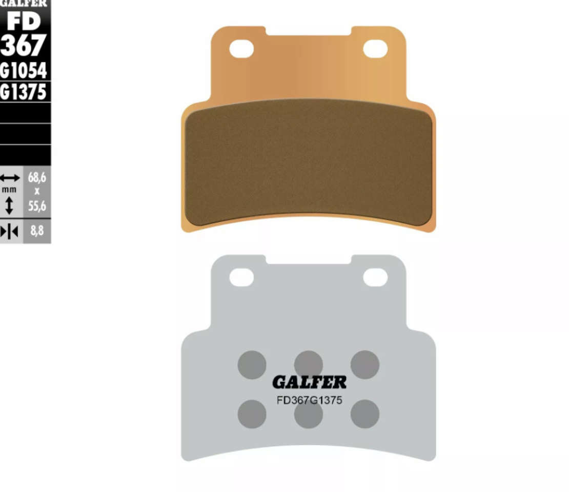 Предни мото накладки Galfer SINTERED COMPOUND FD367G1375