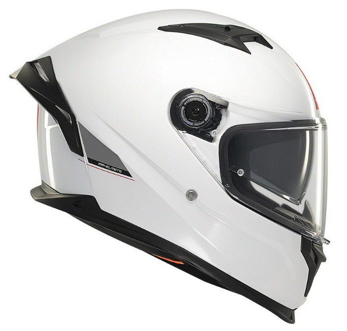 Каска MT BRAKER SV SOLID A0 GLOSS PEARL WHITE