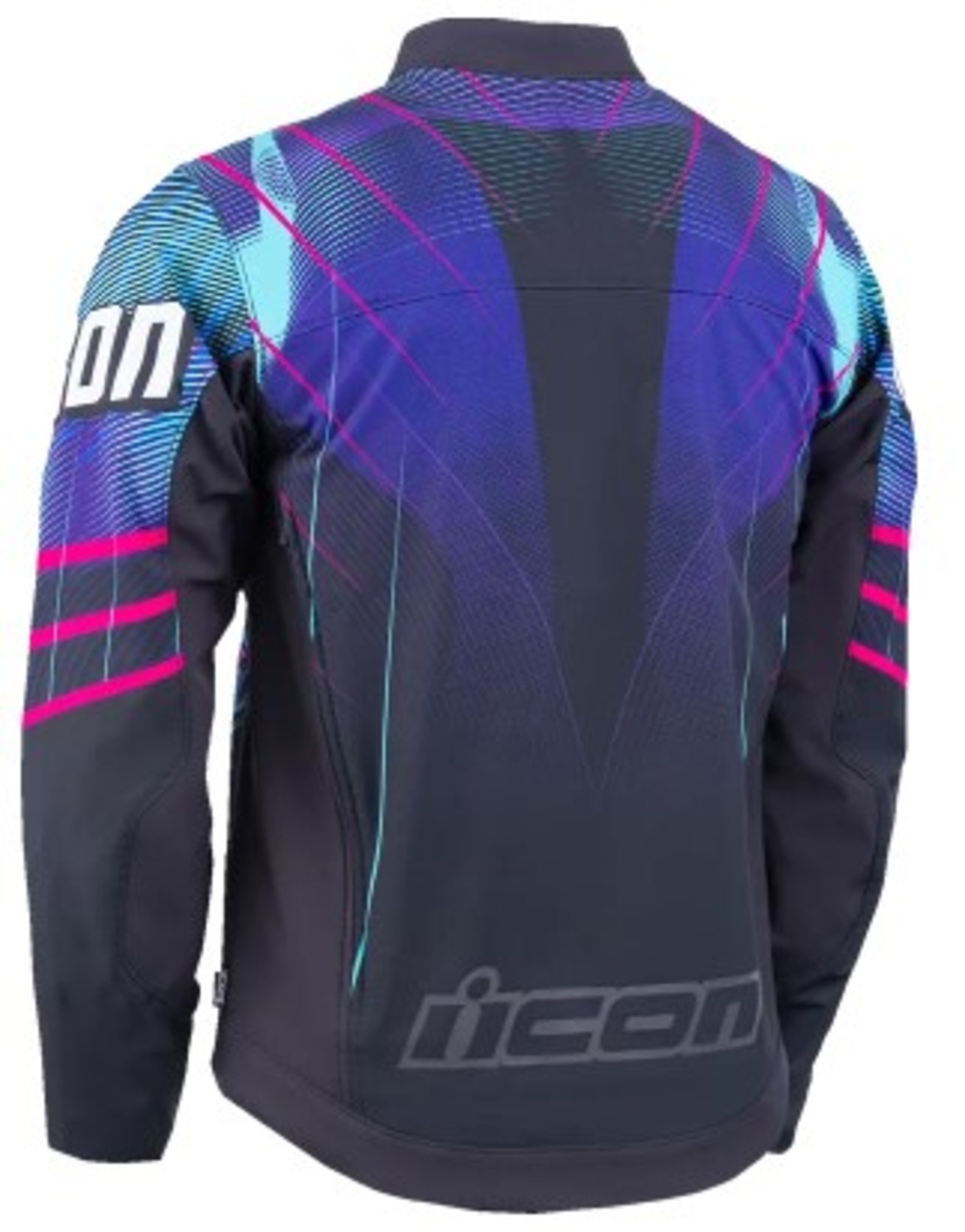 Мото яке ICON Synthwave Merc3 Lazer Cobra™ BK