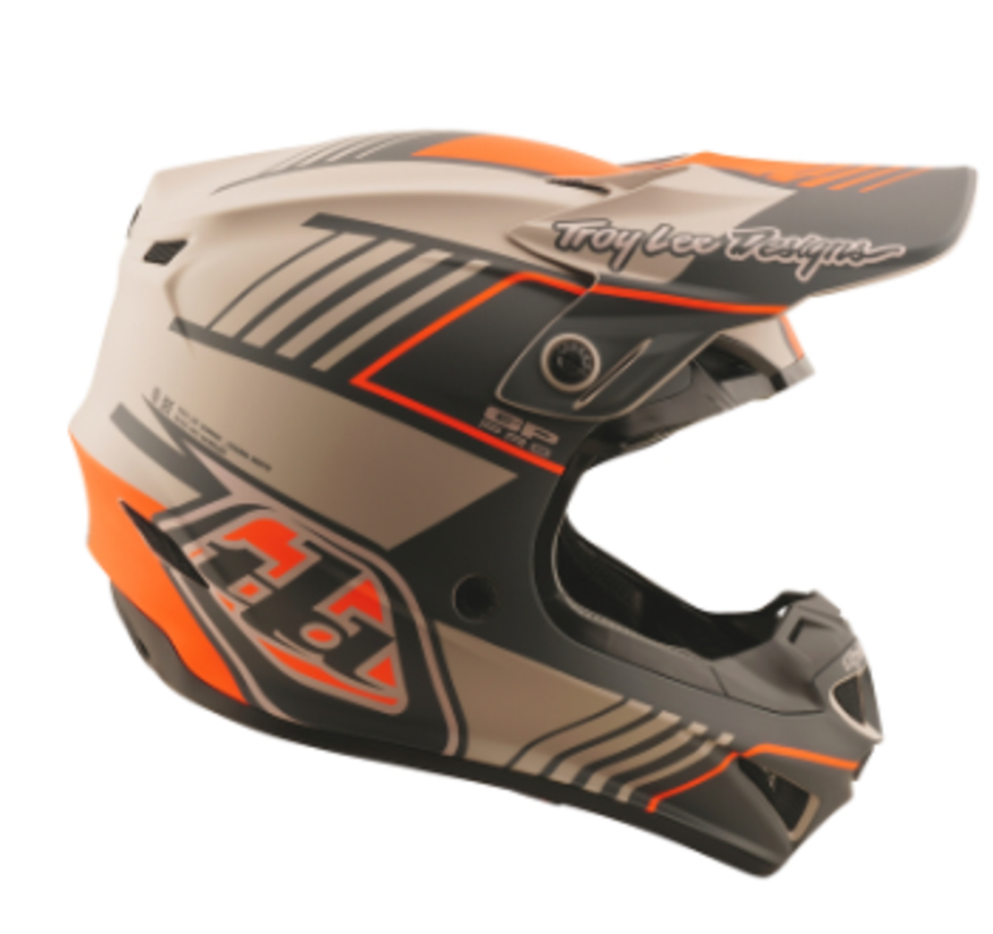Mотокрос каска TROY LEE DESIGNS GP Pro Segment - Taupe