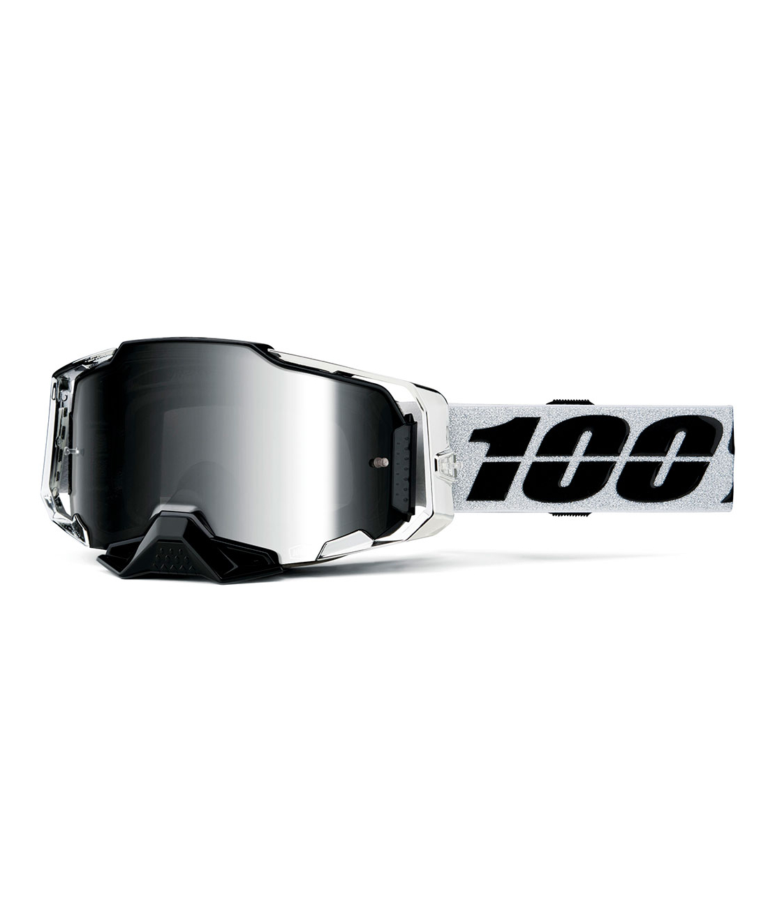 Мотокрос очила 100% ARMEGA ATAC MIRROR SILVER
