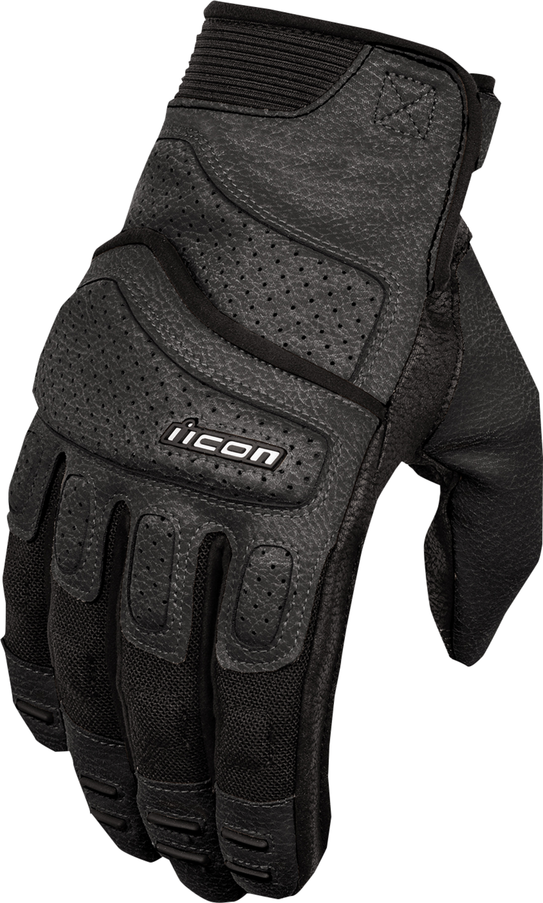 Кожени мото ръкавици ICON SUPERDUTY3 - BLACK