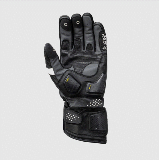 Кожени ръкавици KNOX Oulton MK2 – Black/White