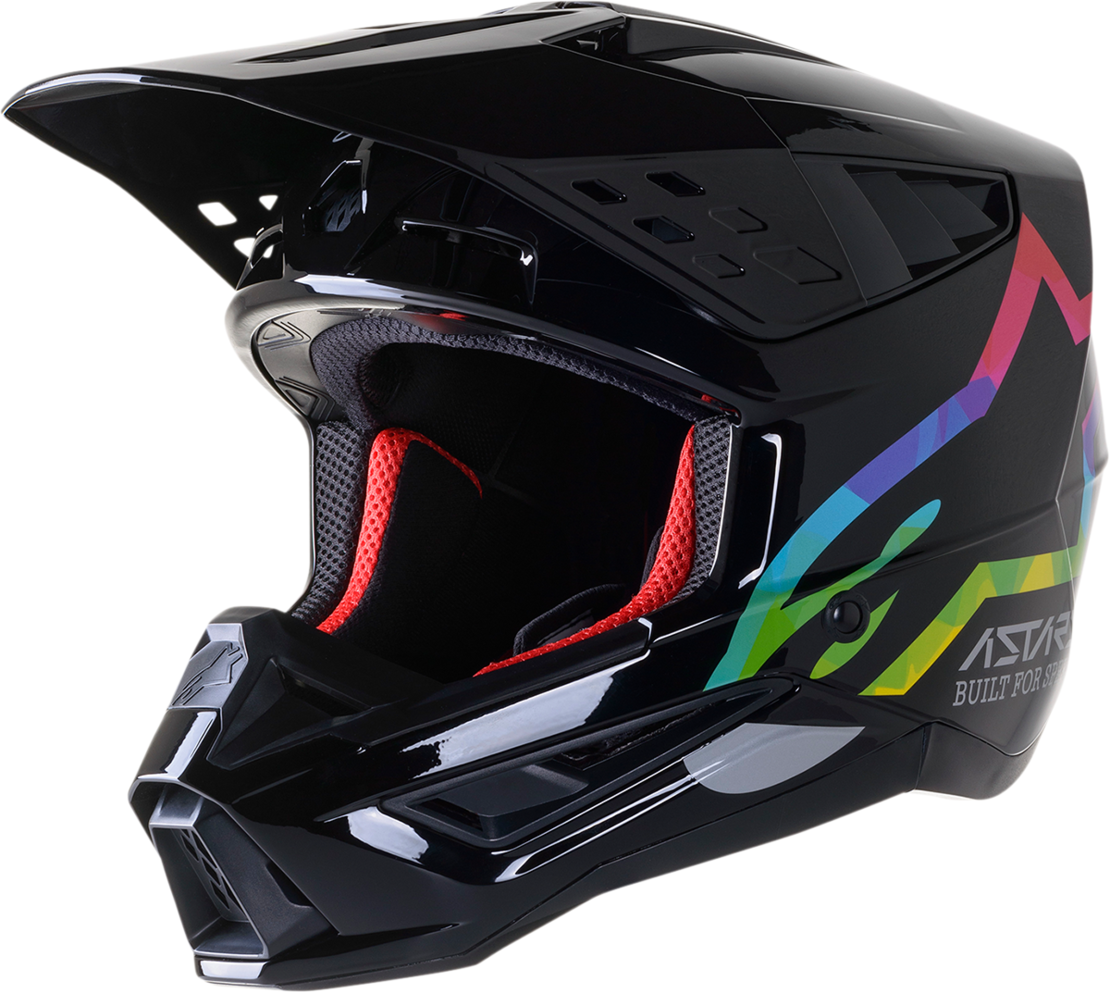 Мотокрос каска ALPINESTARS SM5 Compass BLACK/SILVER