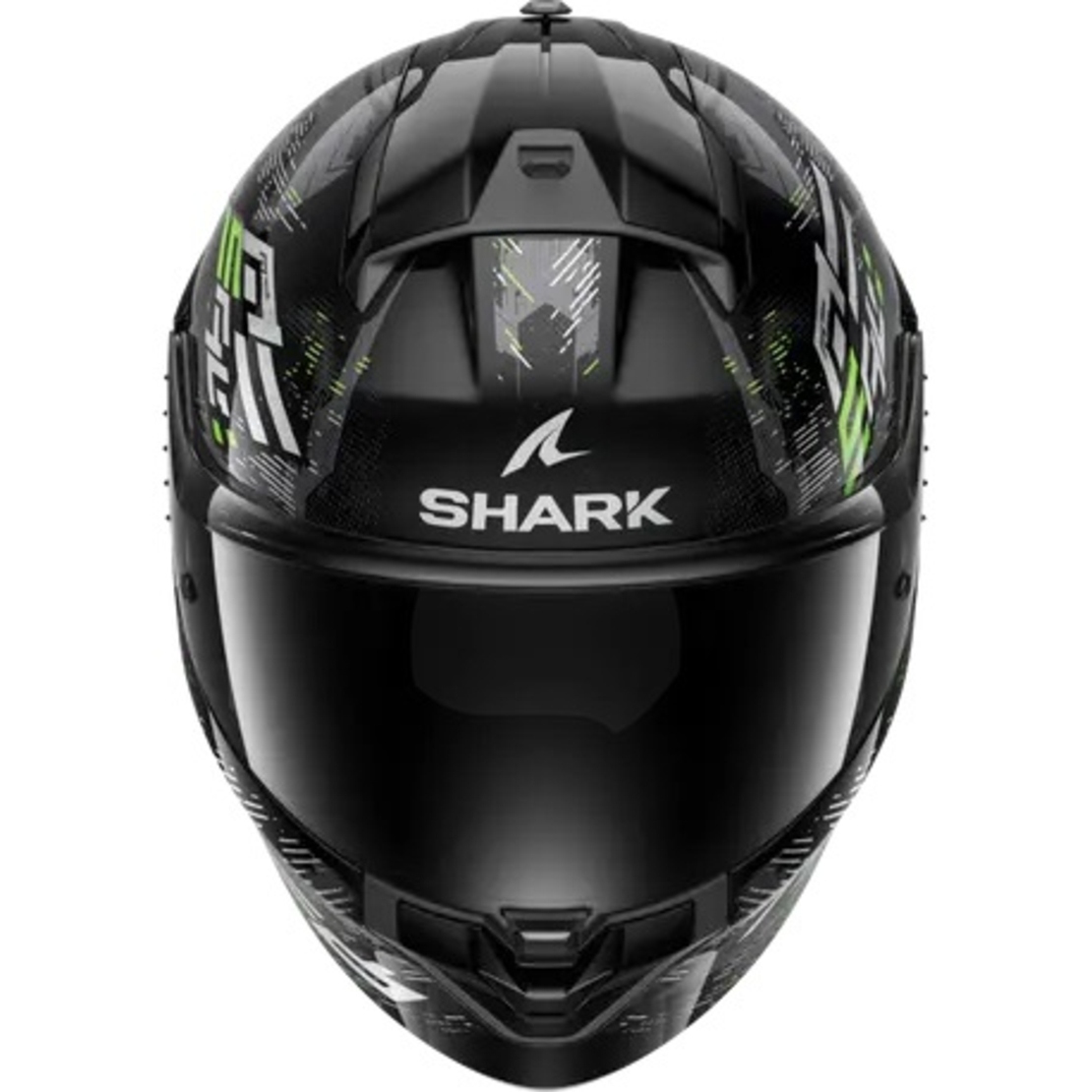 Каска SHARK RIDILL 2 MOLOKAI GLOSS BLACK/GRAY/GREEN