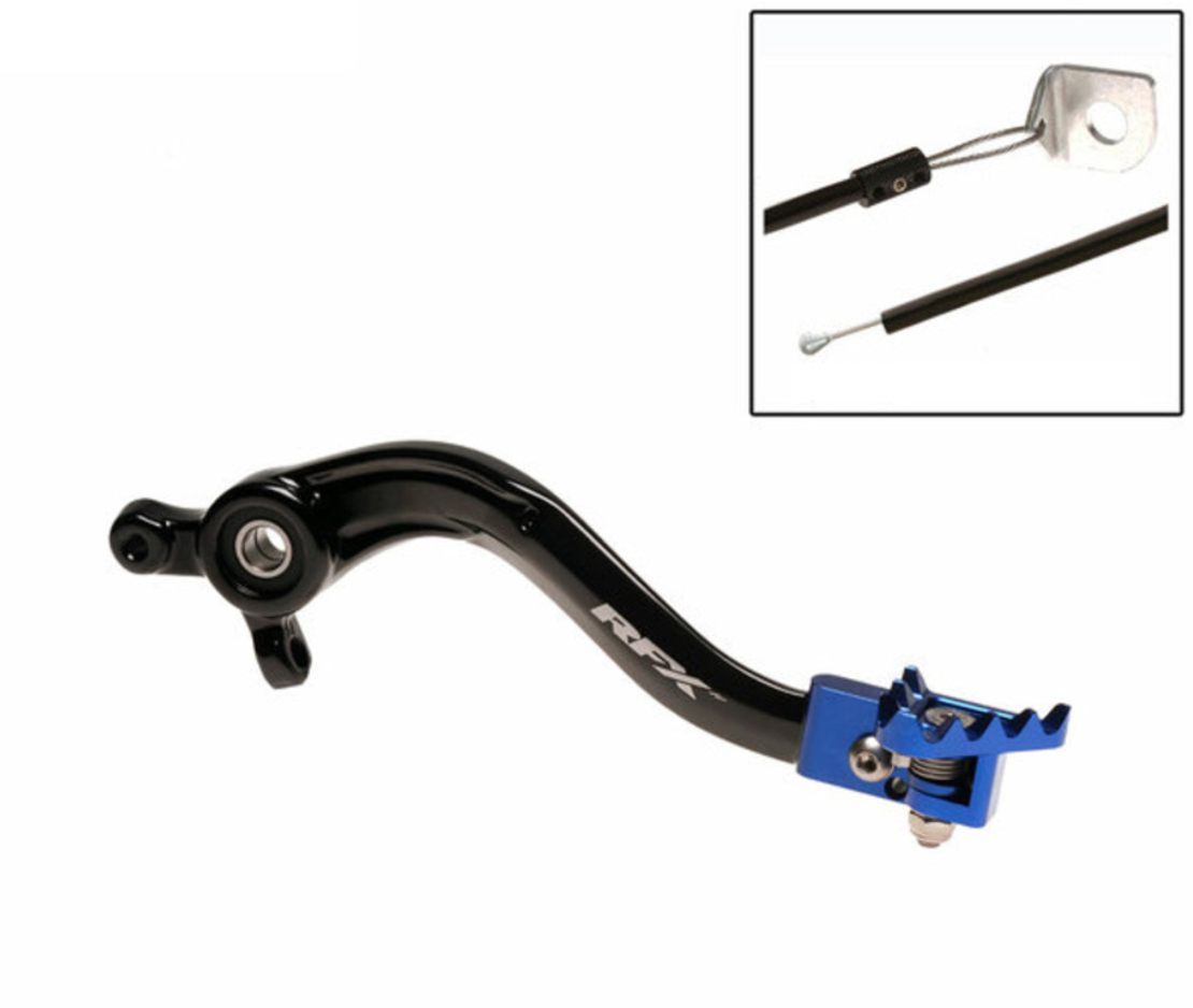 Заден лост за спирачка RFX Pro FT Rear Brake Lever (Black/Blue) Husqvarna 14-16