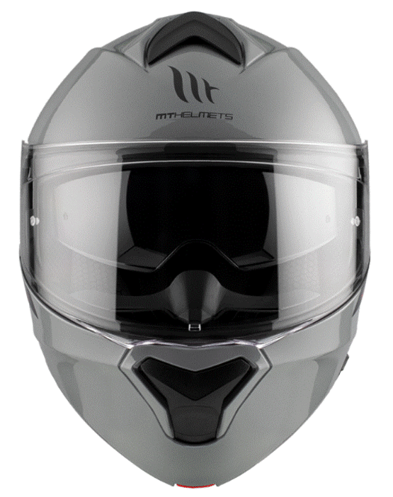Отваряема каска MT GENESIS SOLID A12 GLOSS GREY