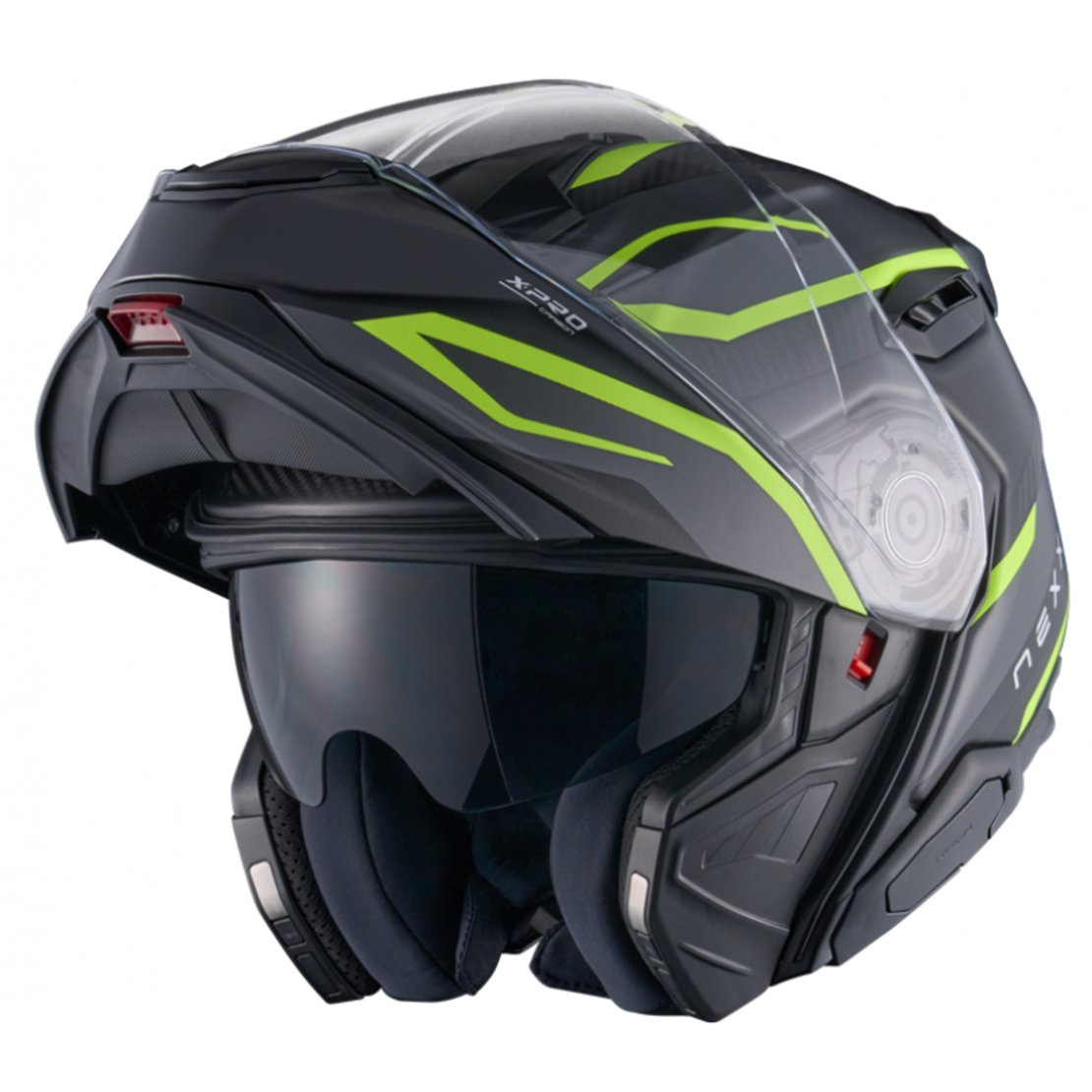 Каска NEXX X.LIFETOUR FLIP UP PRO MILE NEON GRAY