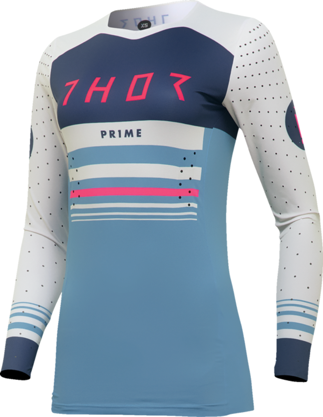 Дамско мотокрос джърси THOR PRIME BLAZE LIGHT BLUE