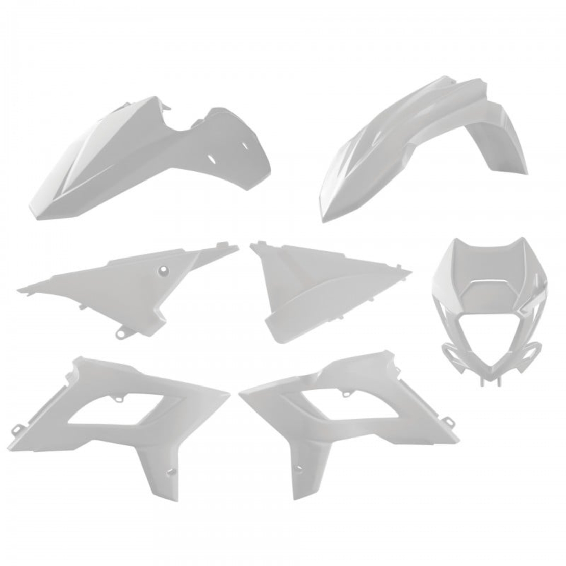 Комплект рестайлинг пластмаси POLISPORT Restyling Kit Beta RR 2T/4T (2013-17) White