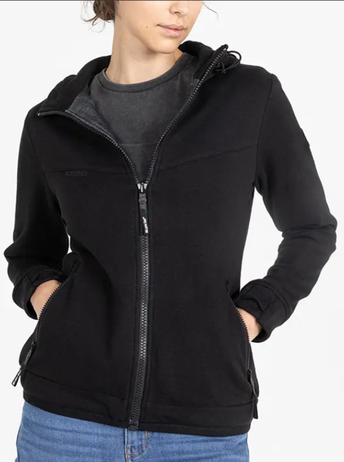 Дамско текстилно яке JOHN DOE HOOD XTM V3 RIP STOP SOFTSHELL BLACK
