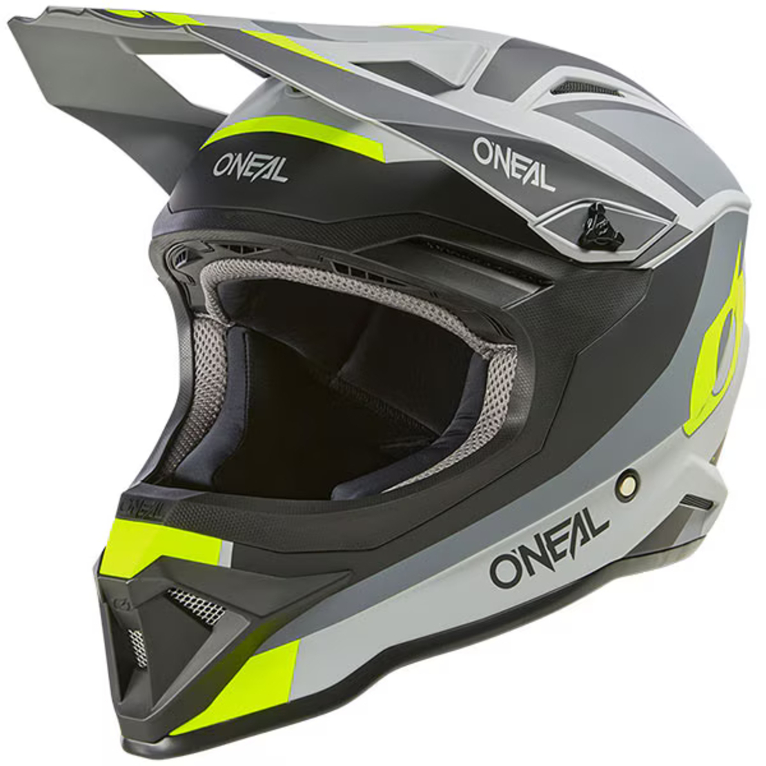 Каска O'NEAL 1SERIES STREAM BLACK/NEON YELLOW V.24