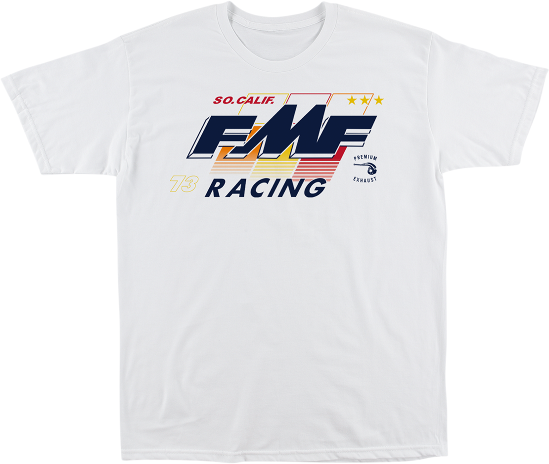 Тениска FMF TEE RETRO WH