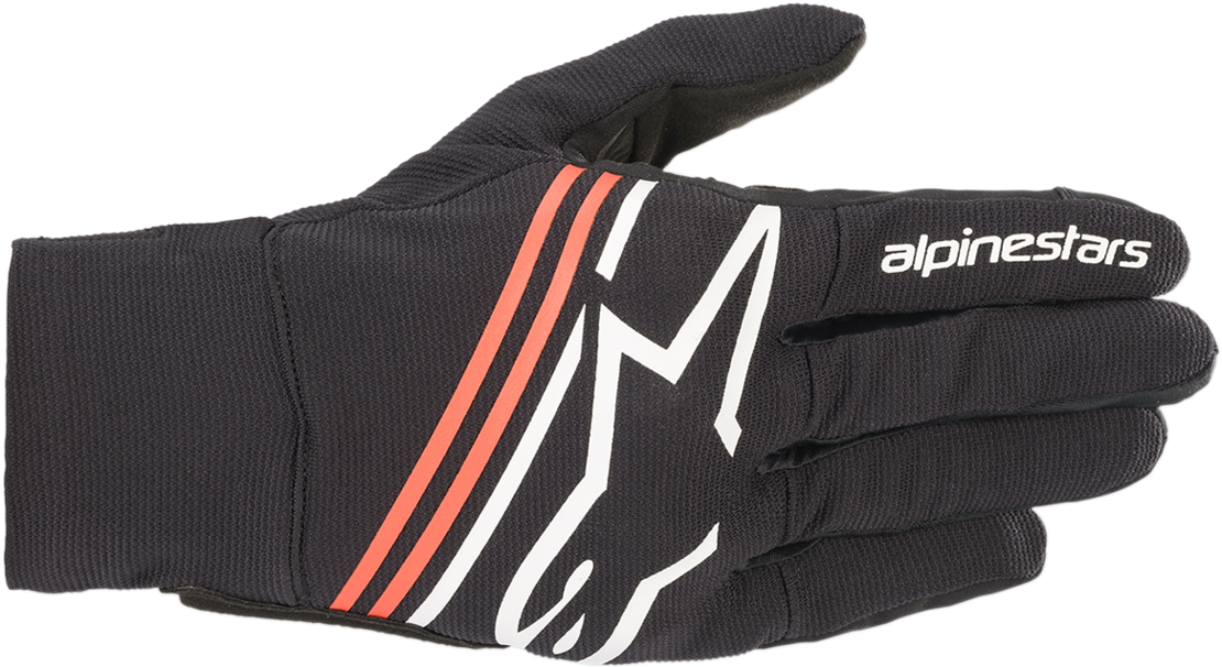 Мото ръкавици ALPINESTARS REEF Black/White/Red Fluorescent