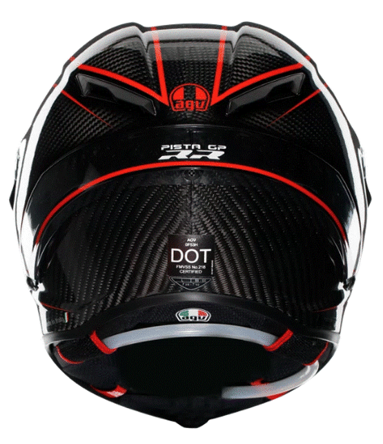 КАСКА AGV PISTA GP RR PERFORMANTE CARBON/RED