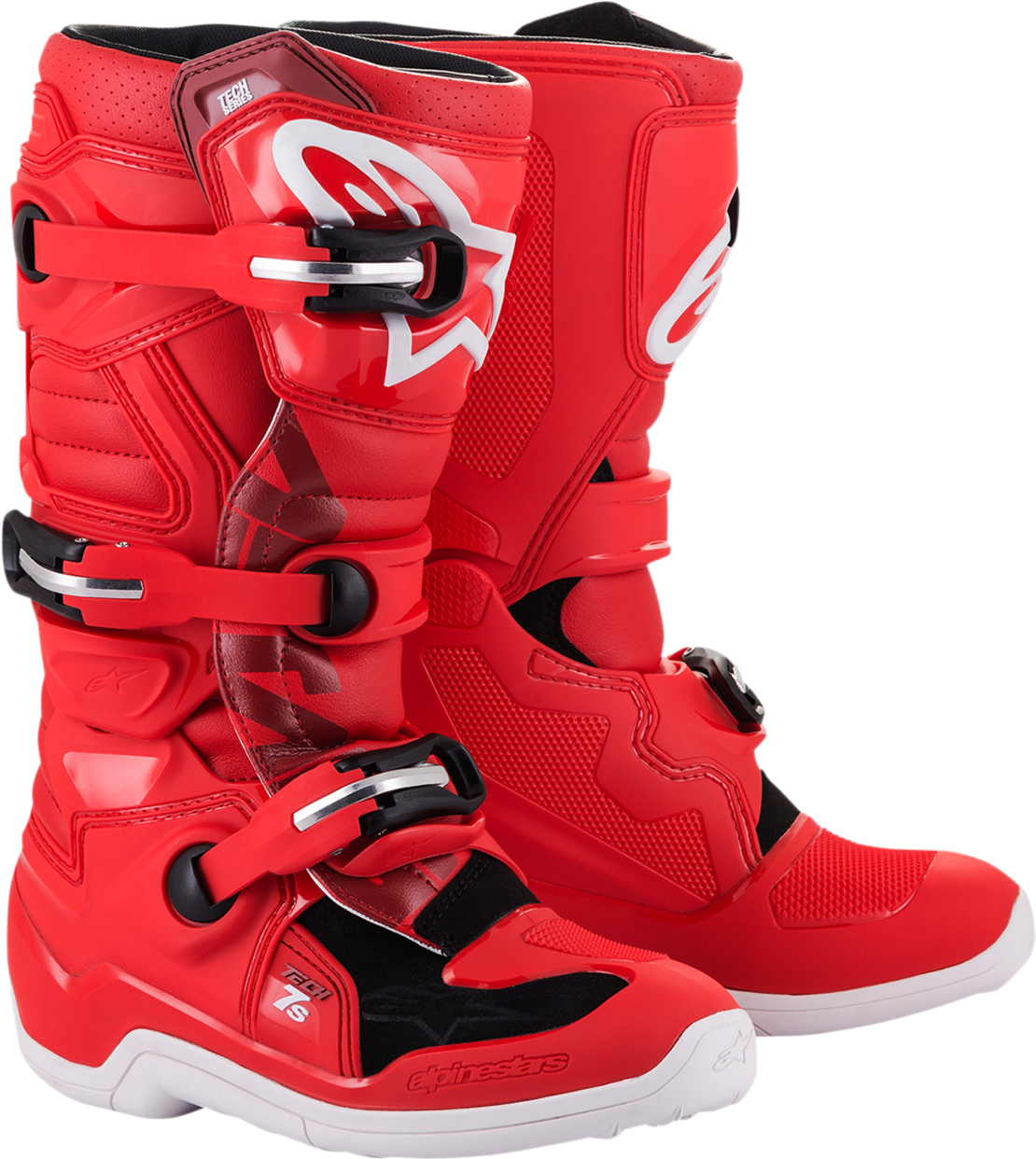 Детски мотокрос ботуши Alpinestars TECH Tech 7S RED