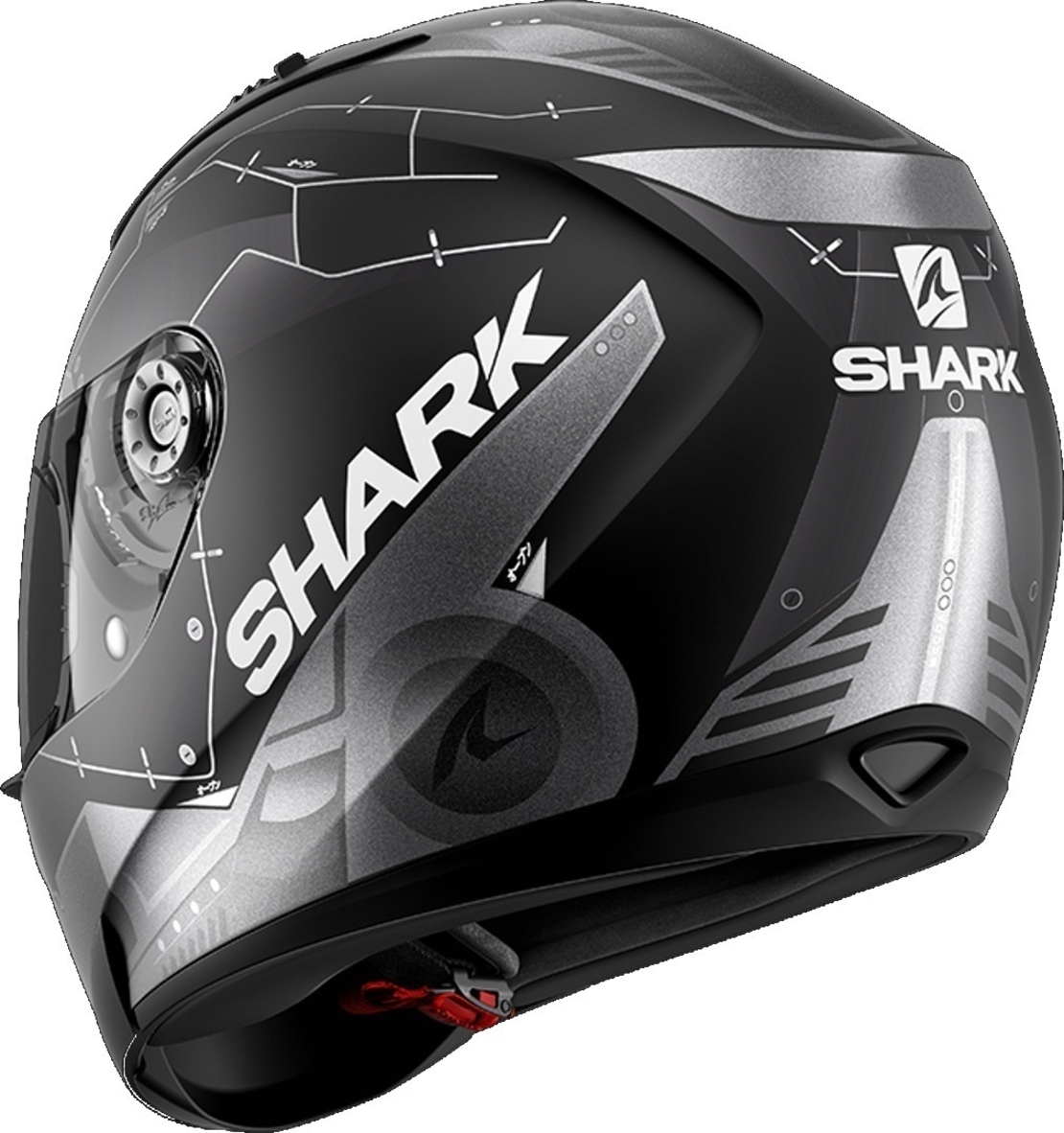 Каска за мотор SHARK RIDILL MECCA MAT BLACK/ANTHRAC/SILVER