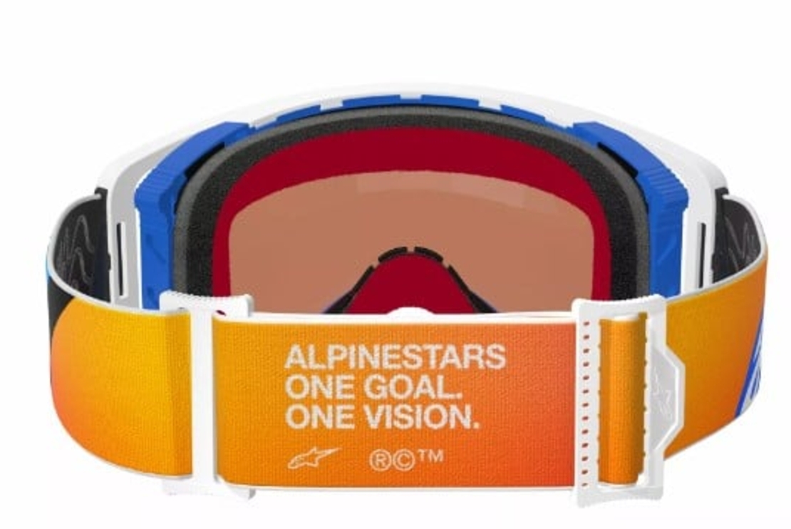 Мотокрос очила ALPINESTARS SUPERTECH CORP BLUE/OR MIRROR-BLUE