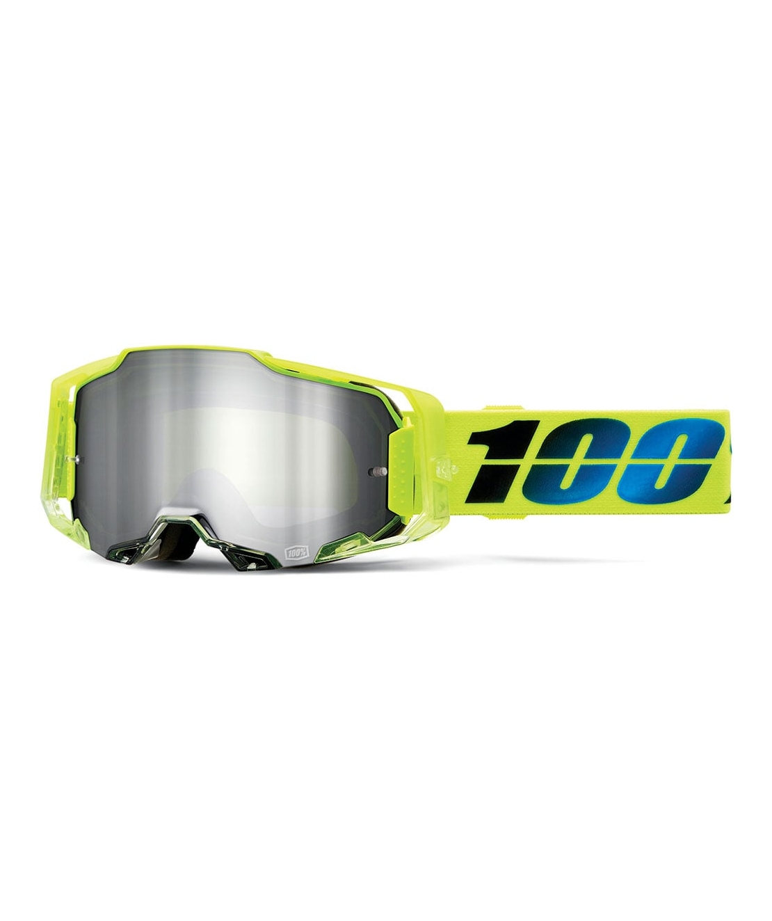 Мотокрос очила 100% ARMEGA KOROPI MIRROR SILVER FLASH