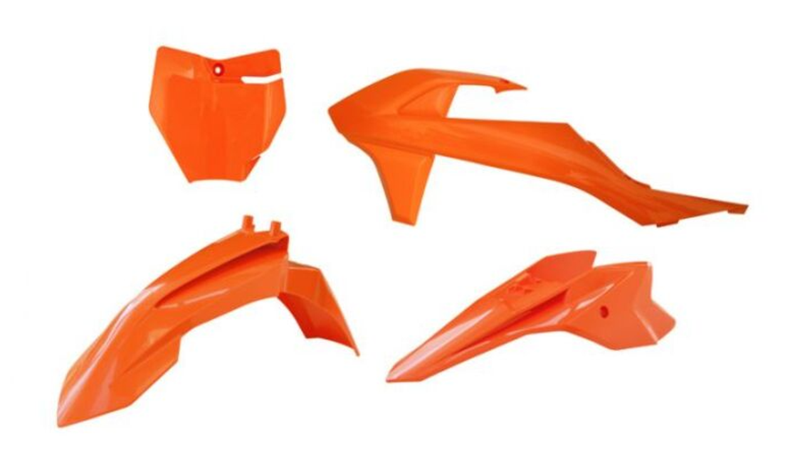 Комплект пластмаси RACETECH Plastic Kit 4 Pieces KTM SX 50 16-23 (Orange)