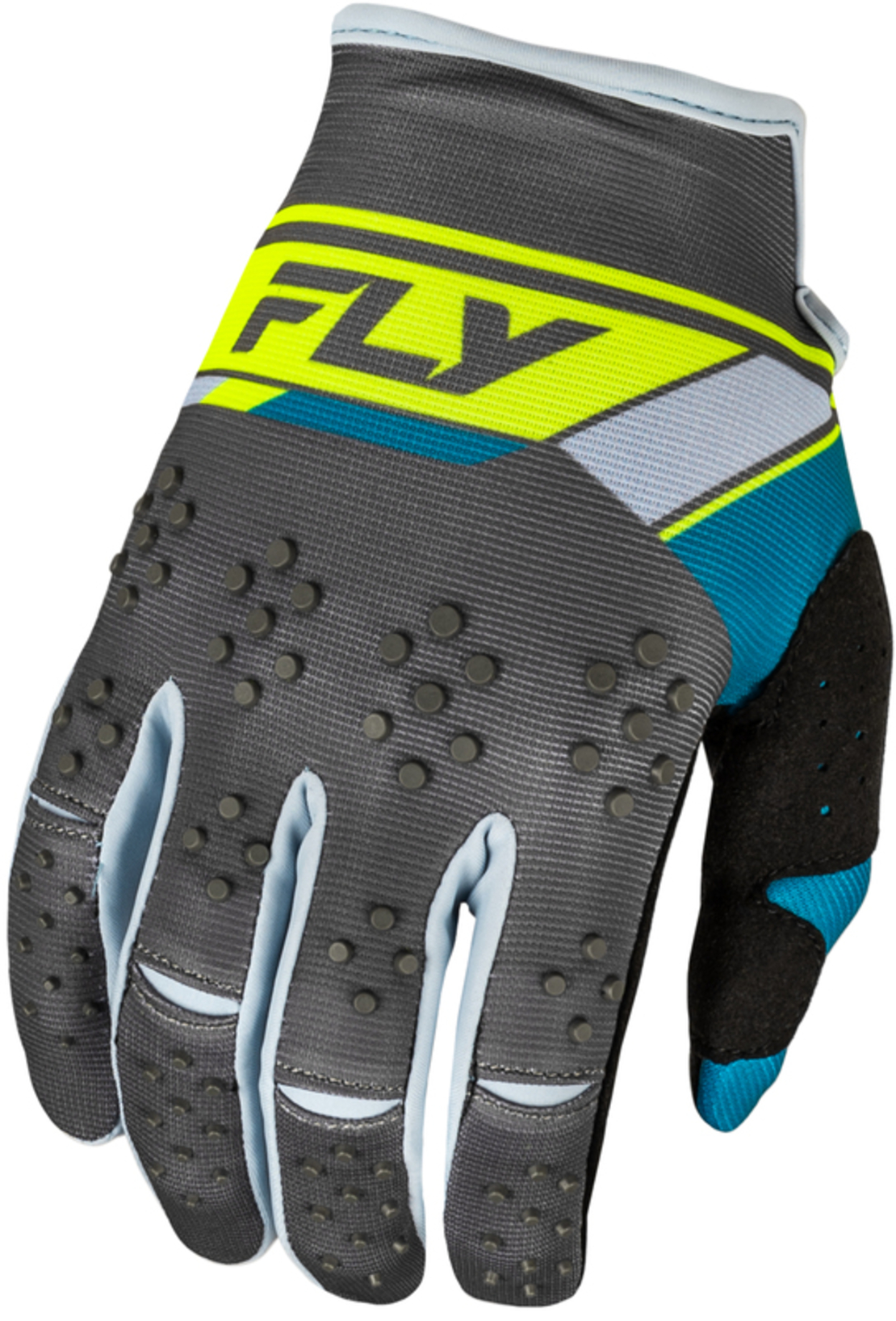 Мотокрос ръкавици FLY RACING Kinetic Prix- Charcoal/Hi-Vis