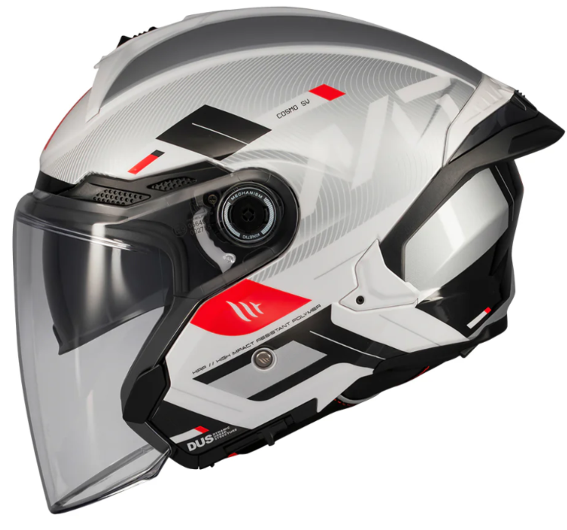 Скутер каска MT COSMO SV SILENCE A2 GREY GLOSS