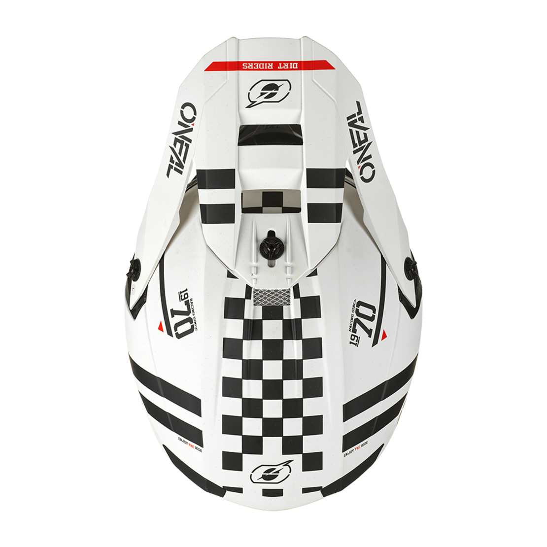 Мотокрос каска 5SERIES POLYACRYLITE SQUADRON V.22 WHITE/BLACK