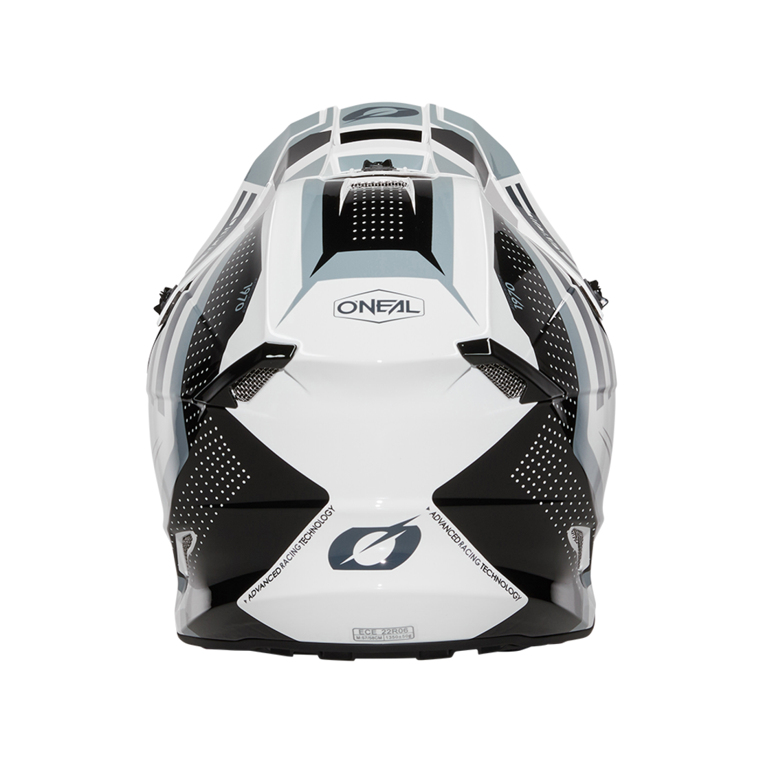 Мотокрос каска 5SERIES POLYACRYLITE SPIKE WHITE/BLACK V.25