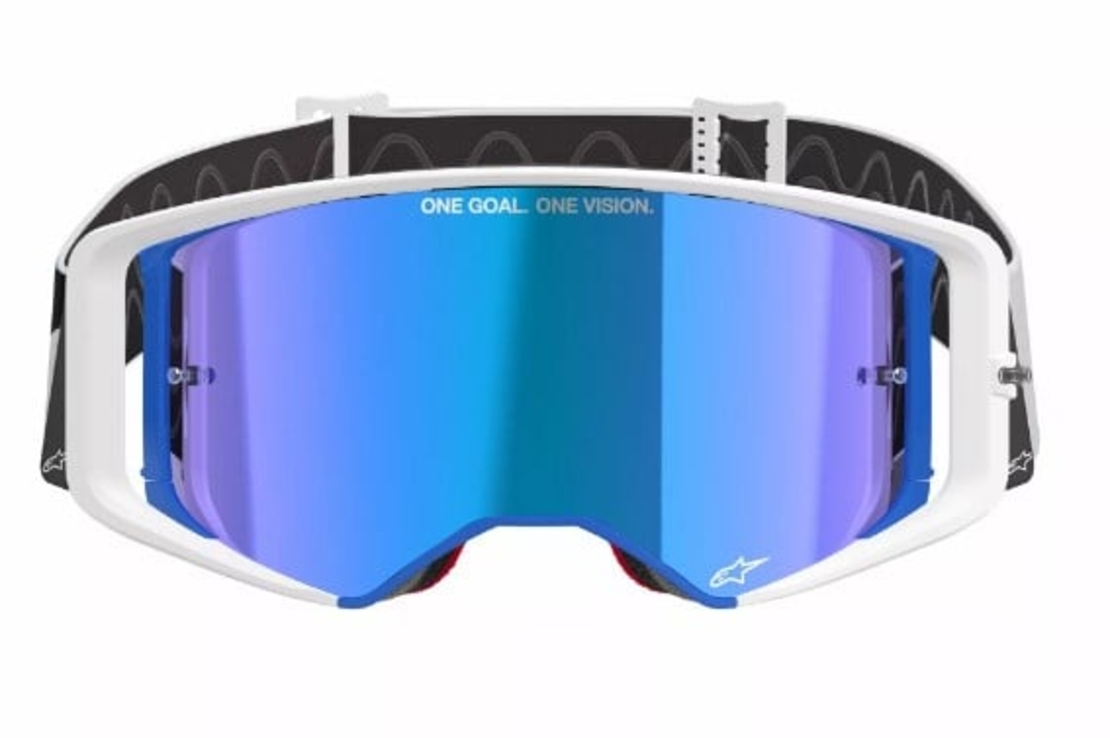 Мотокрос очила ALPINESTARS SUPERTECH CORP BLUE/OR MIRROR-BLUE