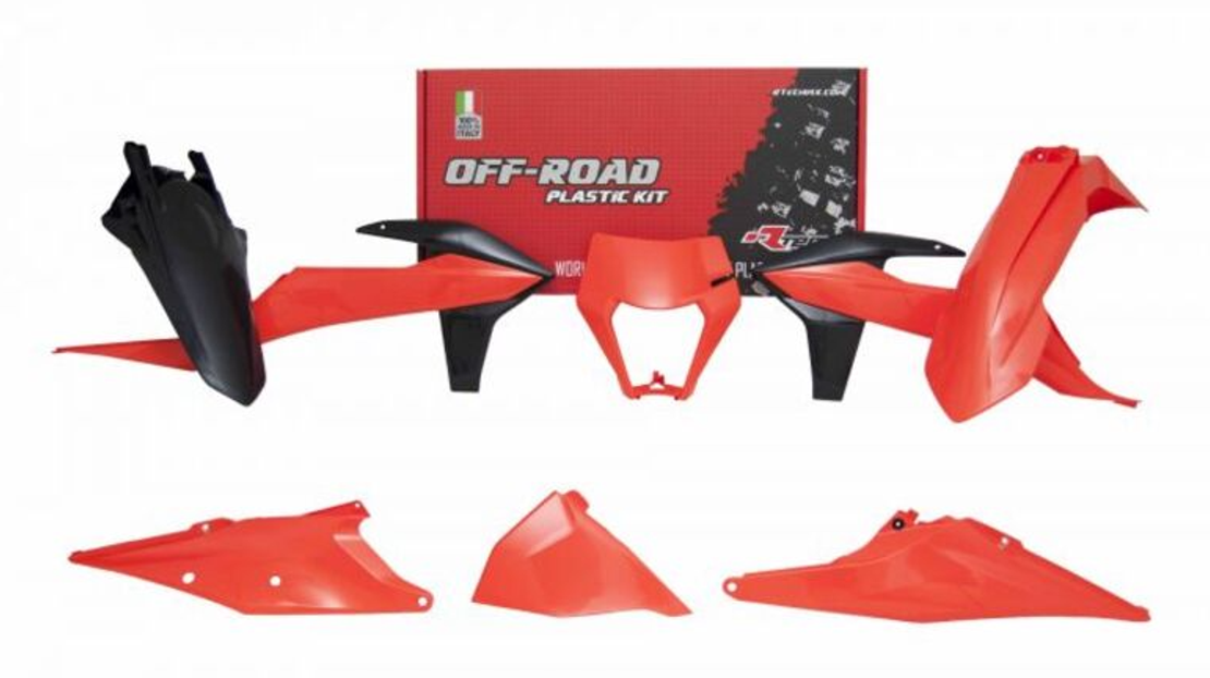 Комплект пластмаси RACETECH Plastic Kit 6 pcs KTM 20-23 (Orange/Black)