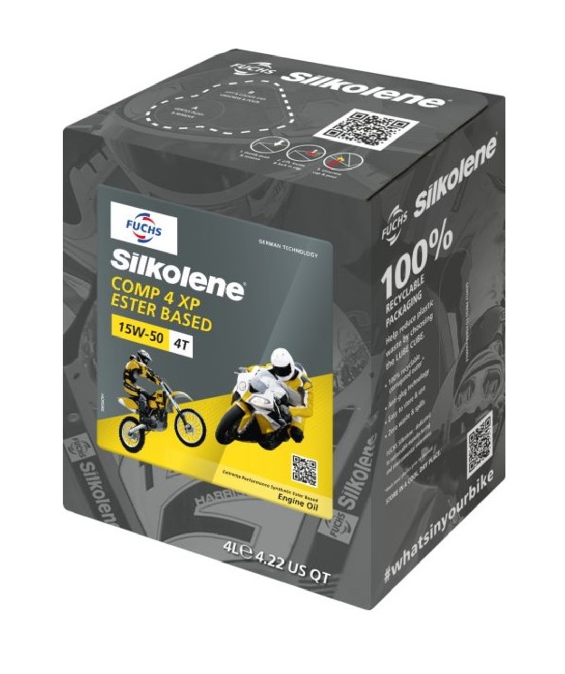Масло FUCHS SILKOLENE COMP 4 15W50 - XP 4л