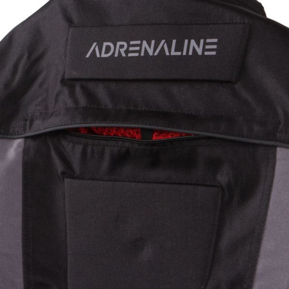 Текстилно мото яке ADRENALINE PYRAMID 2.0 BLACK/GREY/RED