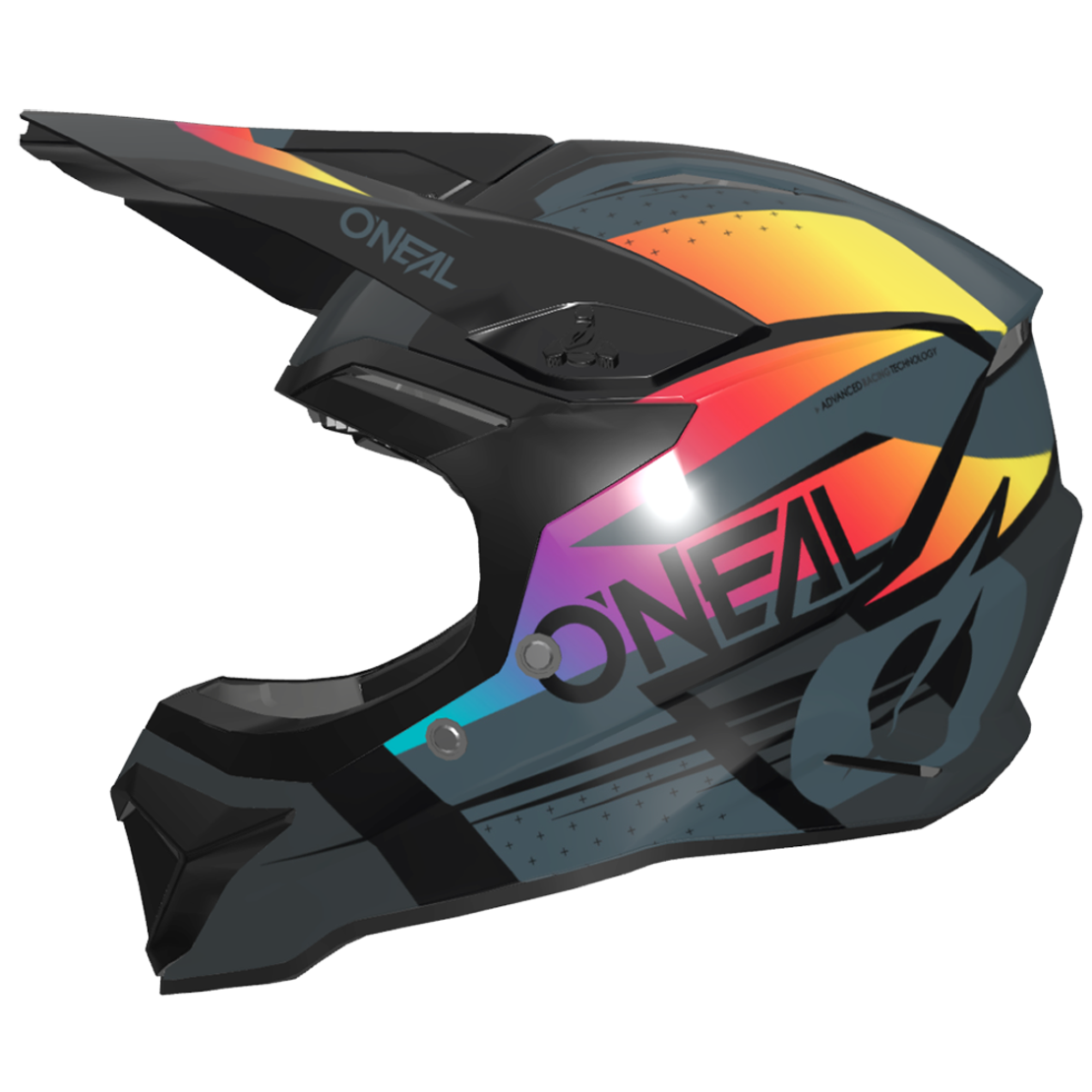 Детска каска O'NEAL 1SERIES RC BLACK/MULTI V.26