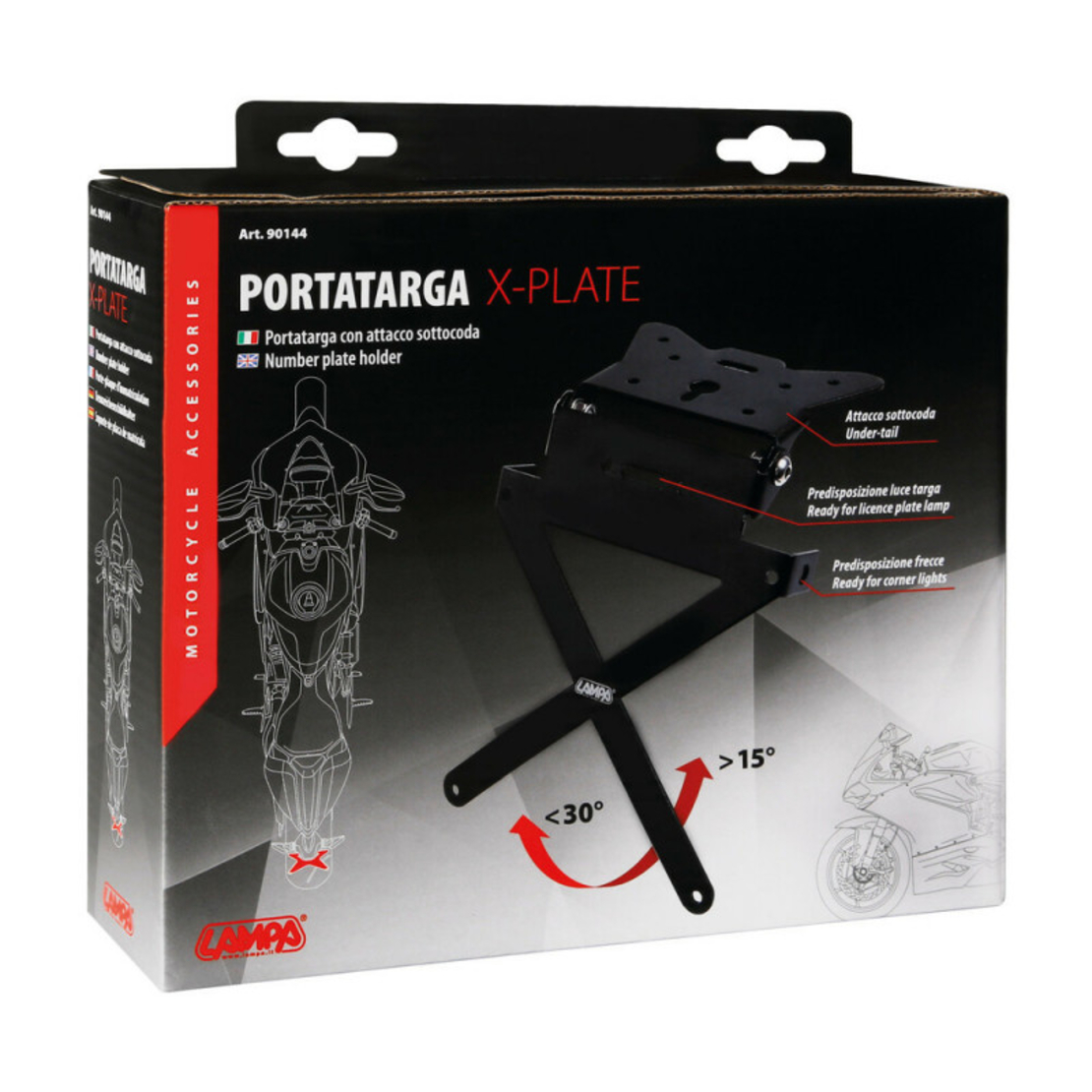 Стойка за номер – X-plate 90144