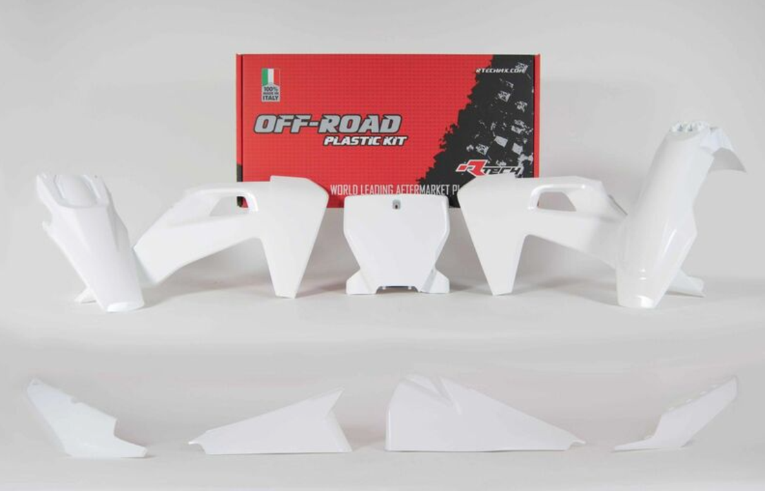 Комплект пластмаси RACETECH Plastic Kit White Husqvarna FC/TC 19-20