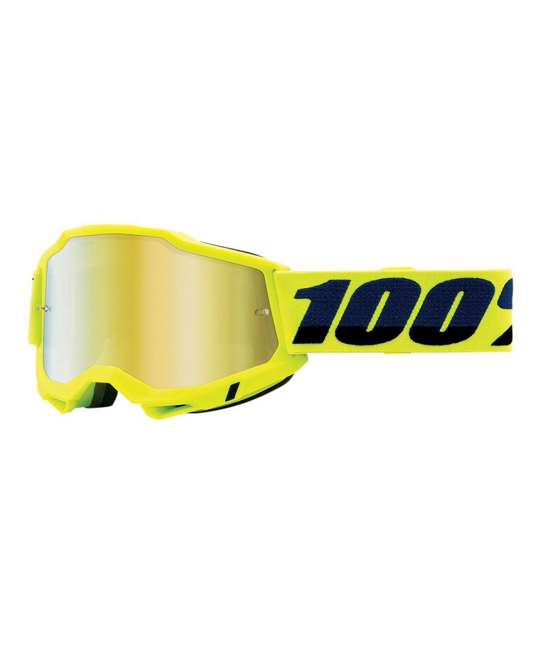 Мотокрос очила 100% ACCURI2 FLUO YELLOW-MIRROR GOLD