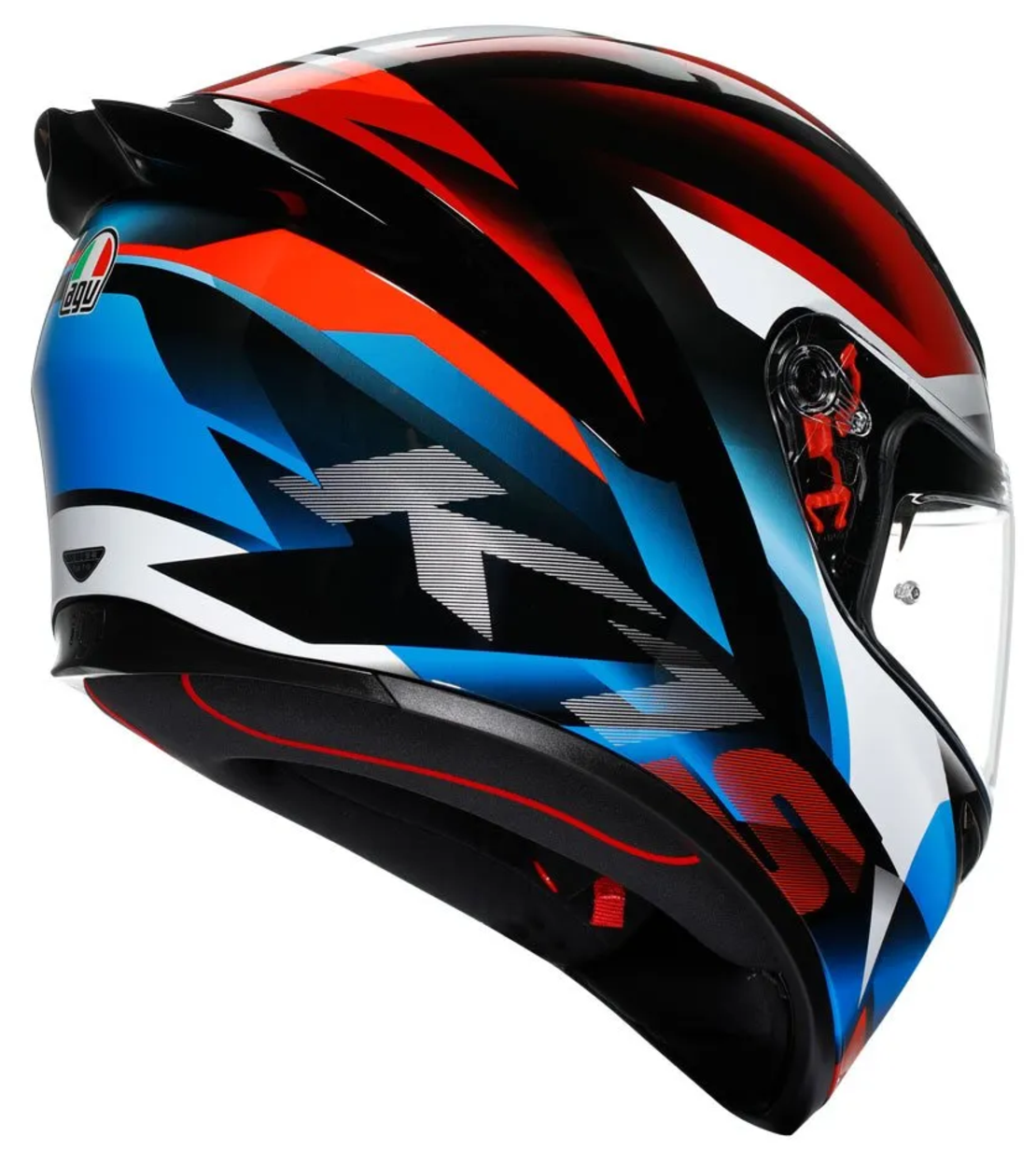КАСКА K1 S E2206 - FASTLAP BLACK/RED/BLUE