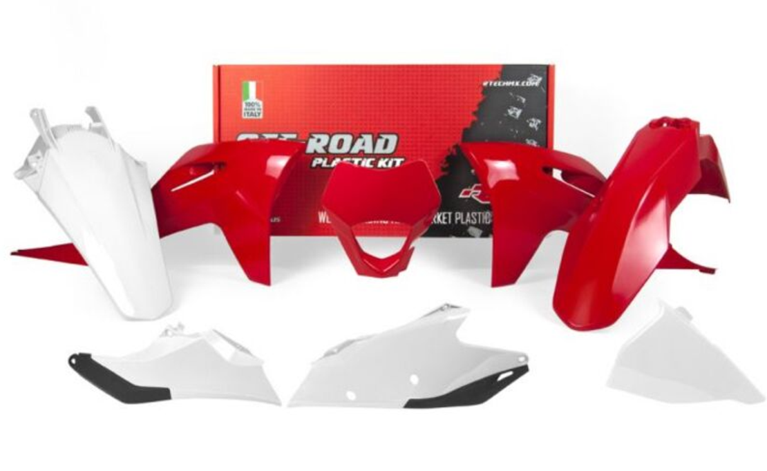 Комплект пластмаси RACETECH Plastic Kit 6 pcs GASGAS 21-23 (Red/White)