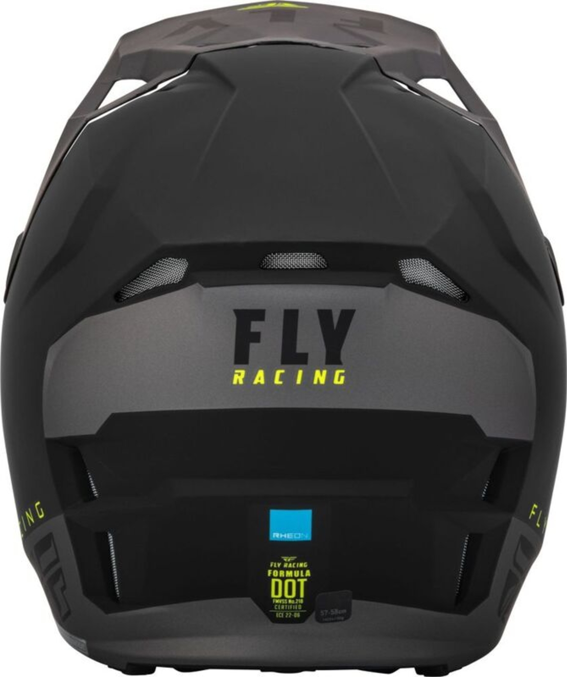 Мотокрос каска FLY RACING Formula CP Slant- Matte Black/Grey/Hi-Vis