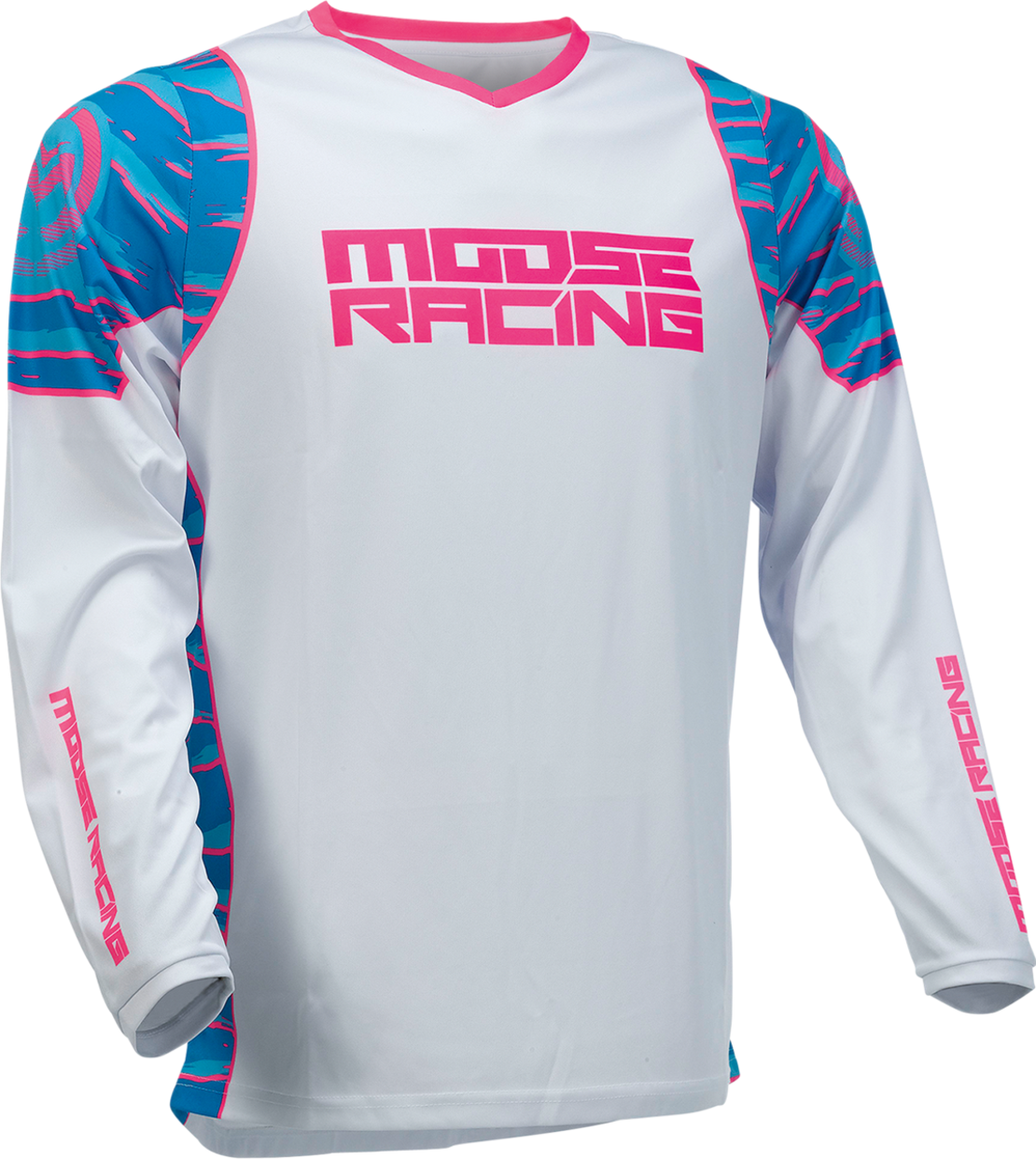 Мотокрос блуза MOOSE RACING QUALIFIER BLACK/PINK