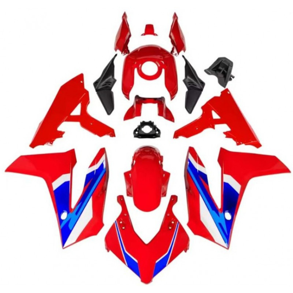 Спойлери комплект CBR650R 2024-2025-RED