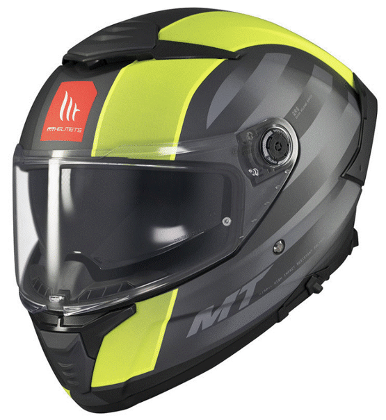 Каска MT THUNDER 4 SV TREADS D3 MATT GREY/YELLOW