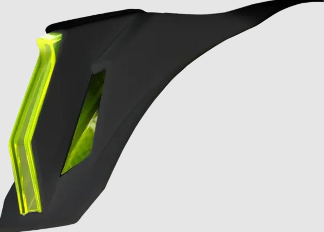 Спойлер за каска ICON Airform SPEEDFIN BK/GN