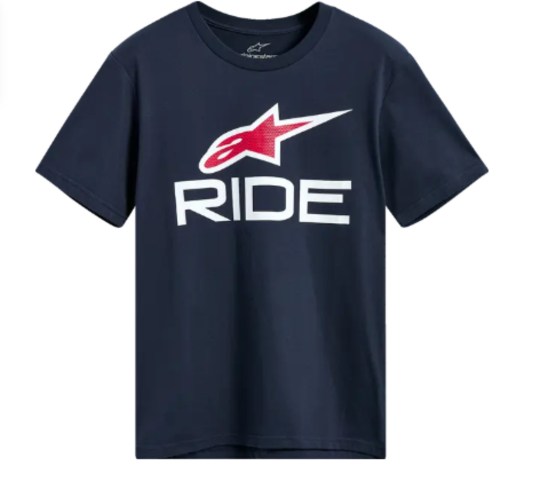 Мото тениска ALPINESTARS SS SS CSF RIDE 4.0 NAVY/WHITE/RED