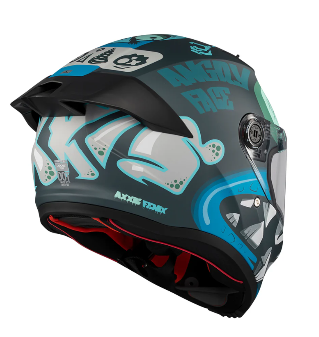 Каска AXXIS FENIX ANGRY FACE C7 MATT