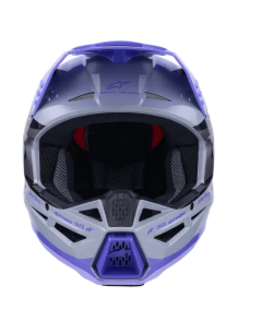 Мотокрос каска ALPINESTARS SM3 JETTSON GRAY/PUR/BLK