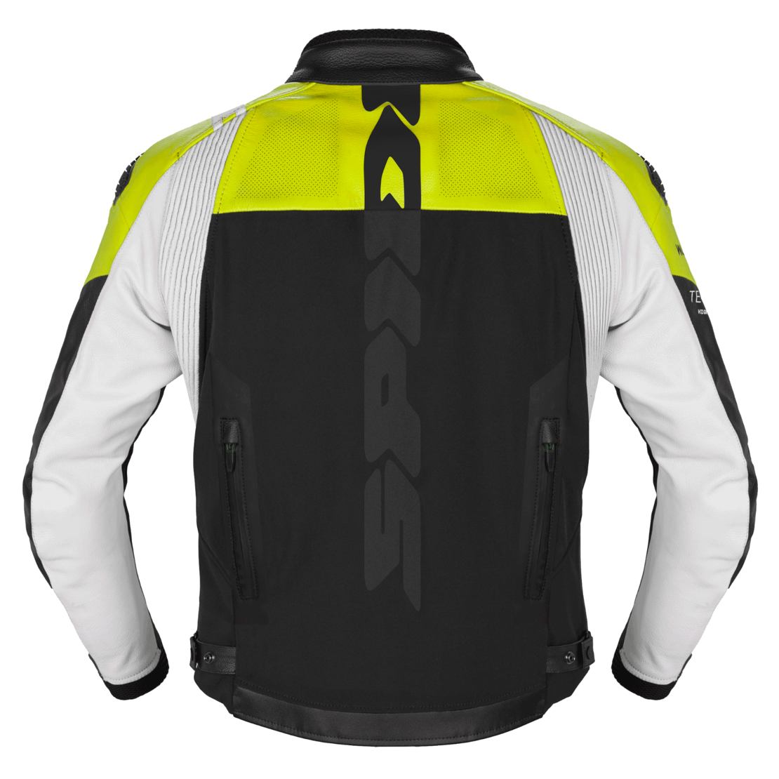 Кожено мото яке SPIDI DP PROGRESSIVE HYBRID PERFORATED Black/Fluo
