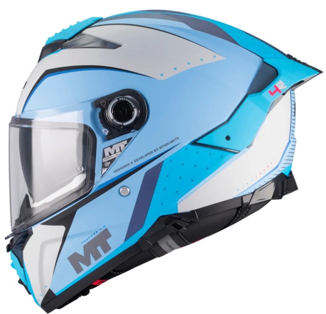 Каска MT THUNDER 4 R SV WIND TUNNEL C7 MATT