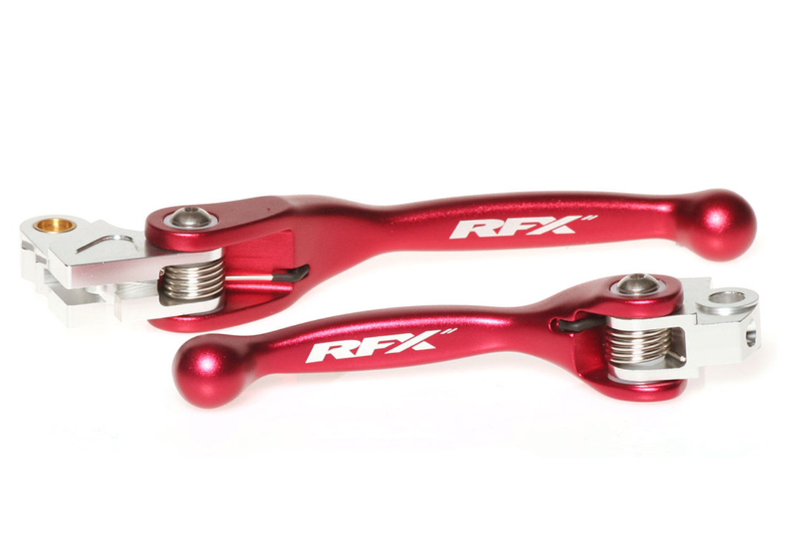 Комплект лостове RFX Race Forged Flexible Lever Set (Red) CR 125R/250R CRF 250 X /450 X